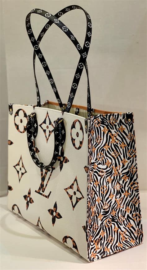 lv on the go jungle|Onthego GM Monogram Giant Canvas, Brownn.